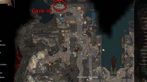 bg3 nere cave in|cave in underdark bg3.